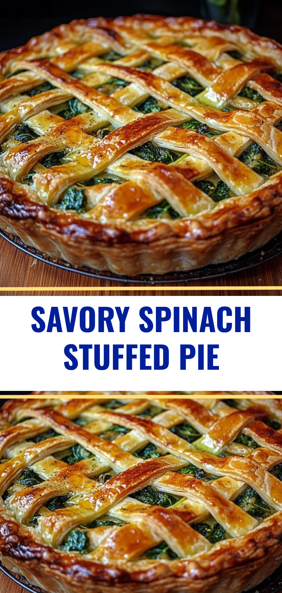 Savory Spinach Stuffed Pie