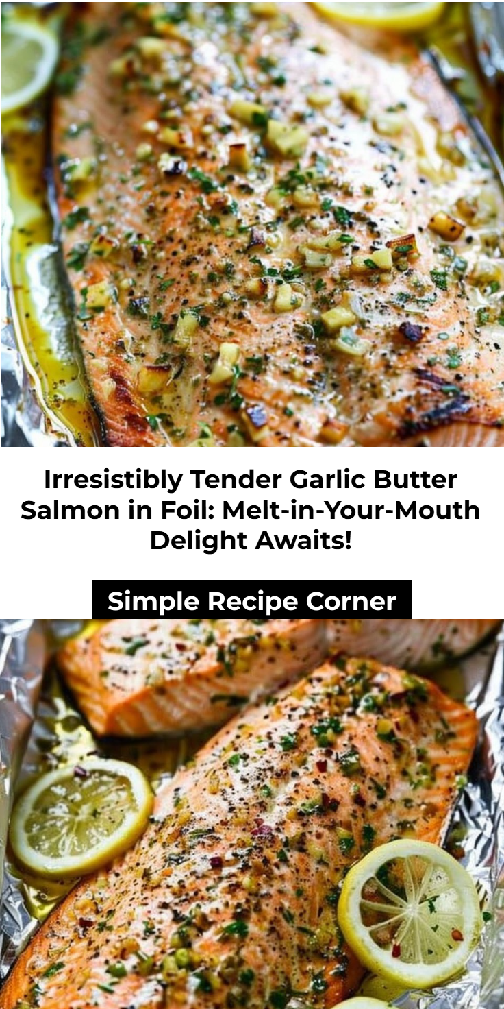 Garlic Butter Salmon in Foil Recipe