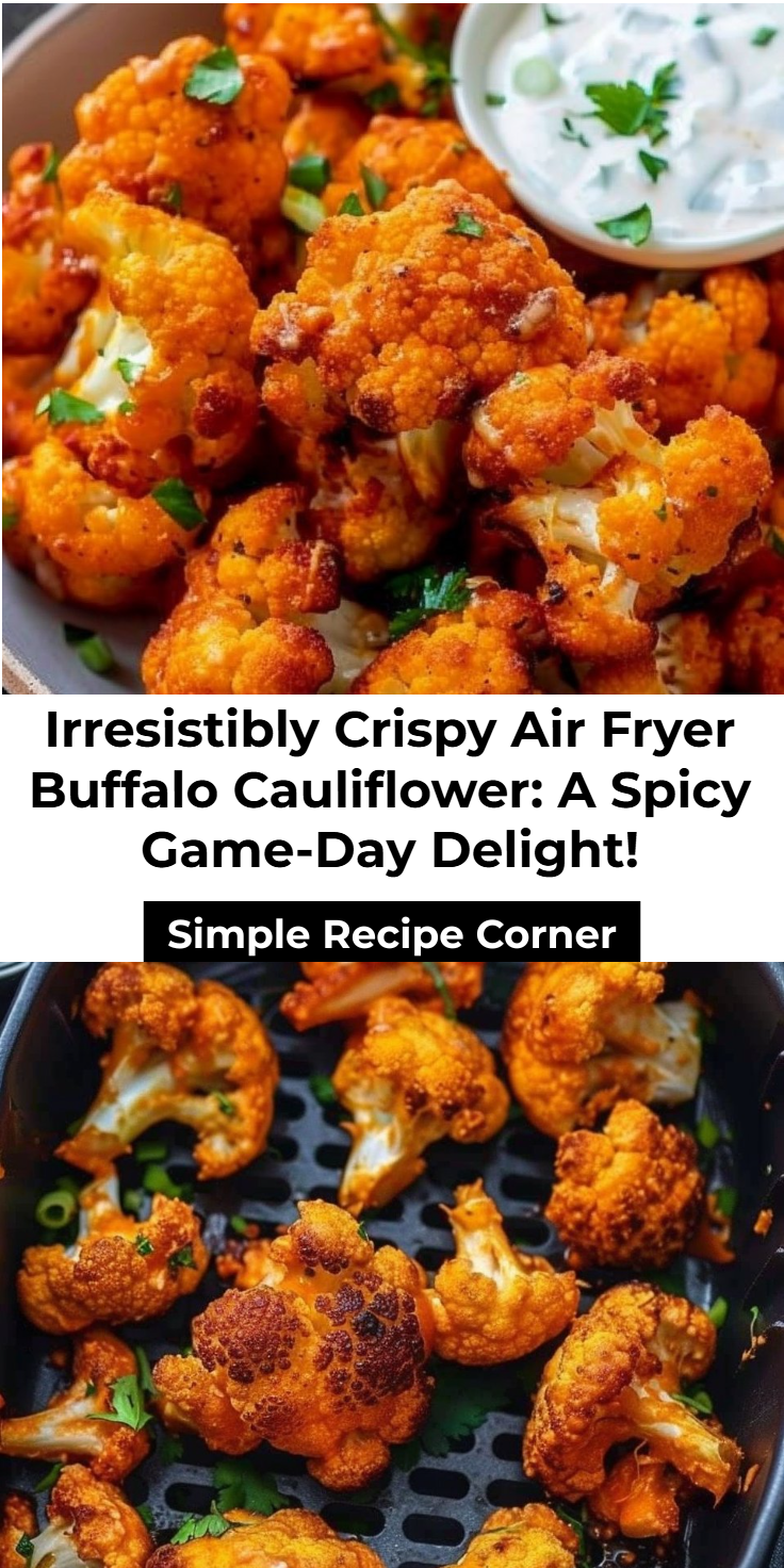 Air Fryer Buffalo Cauliflower