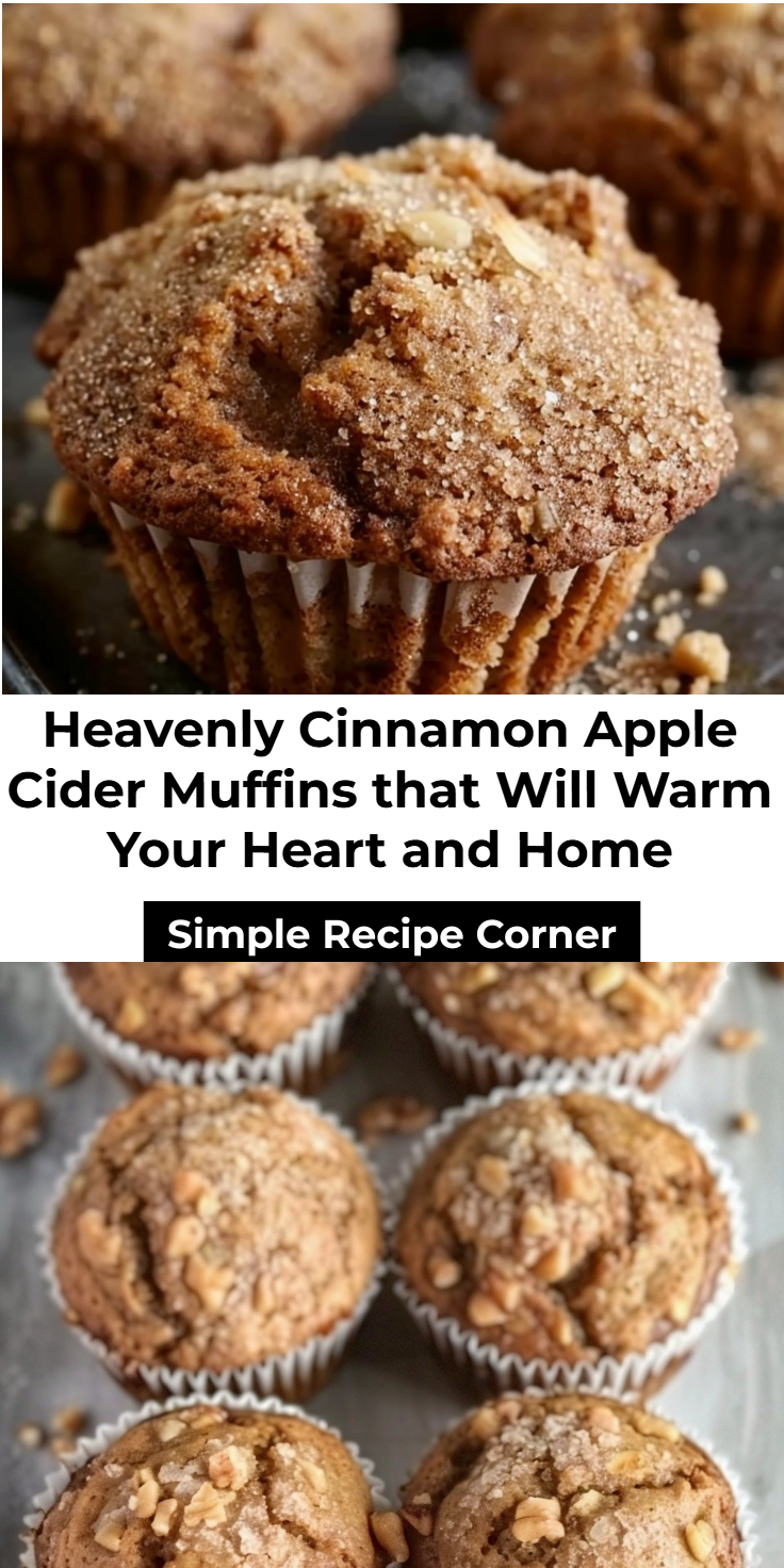 Cinnamon Apple Cider Muffins Recipe