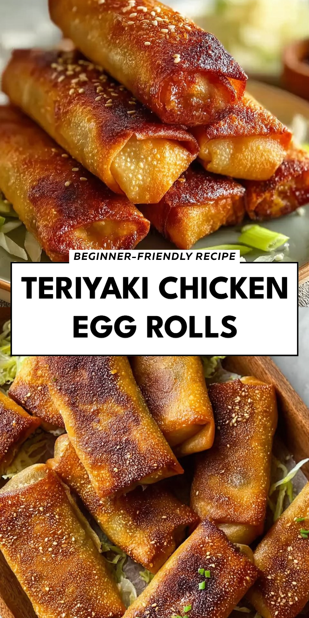 Teriyaki Chicken Egg Rolls