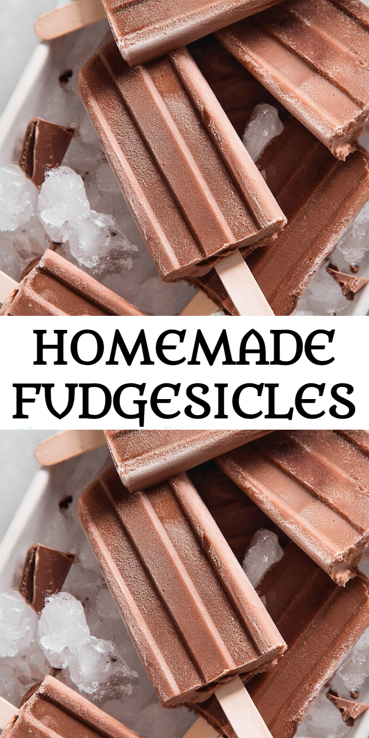 Homemade Fudgesicles