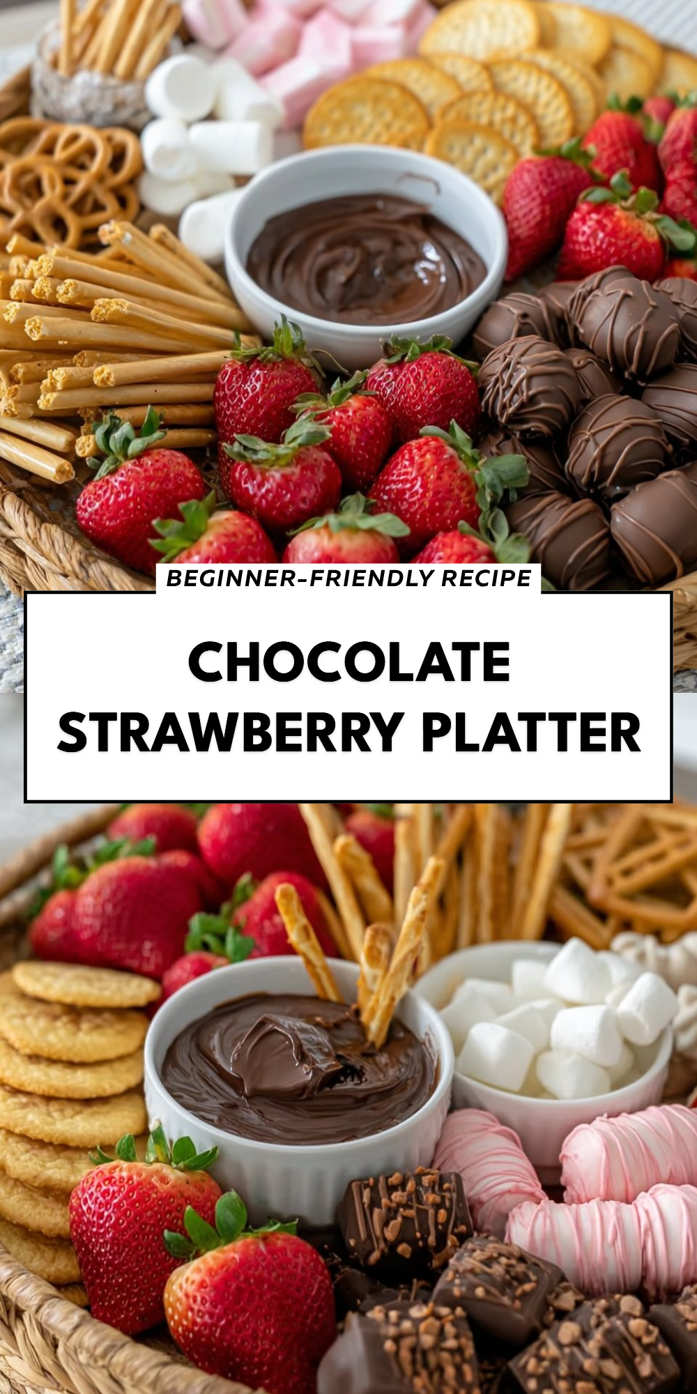 Chocolate Strawberry Platter