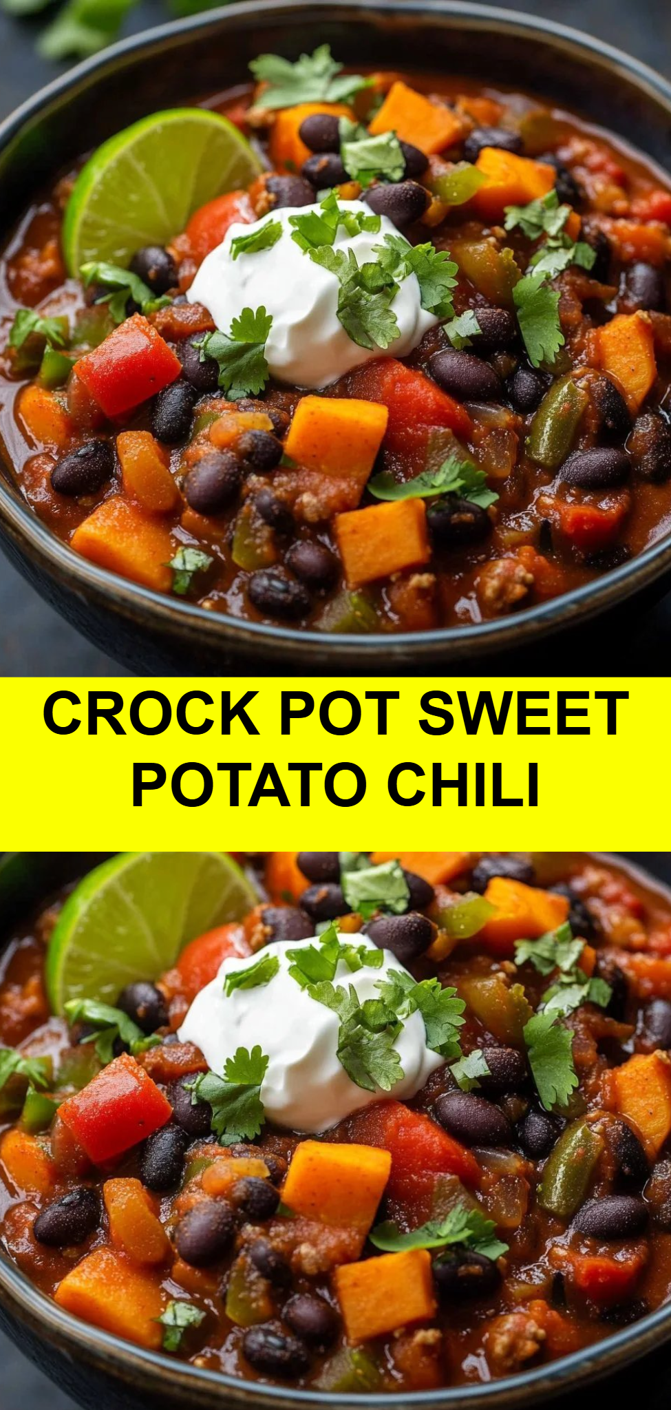 Crock Pot Sweet Potato Chili