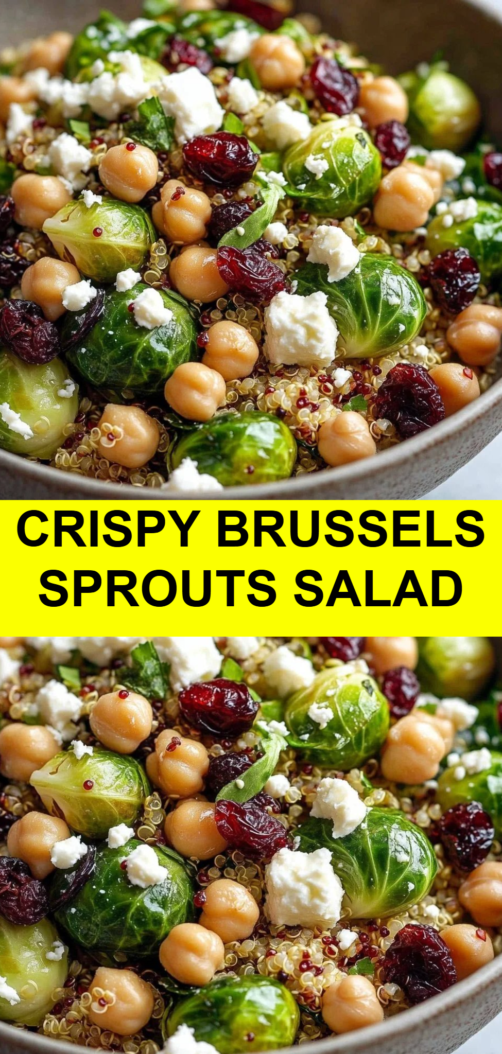 Crispy Brussels Sprouts Salad