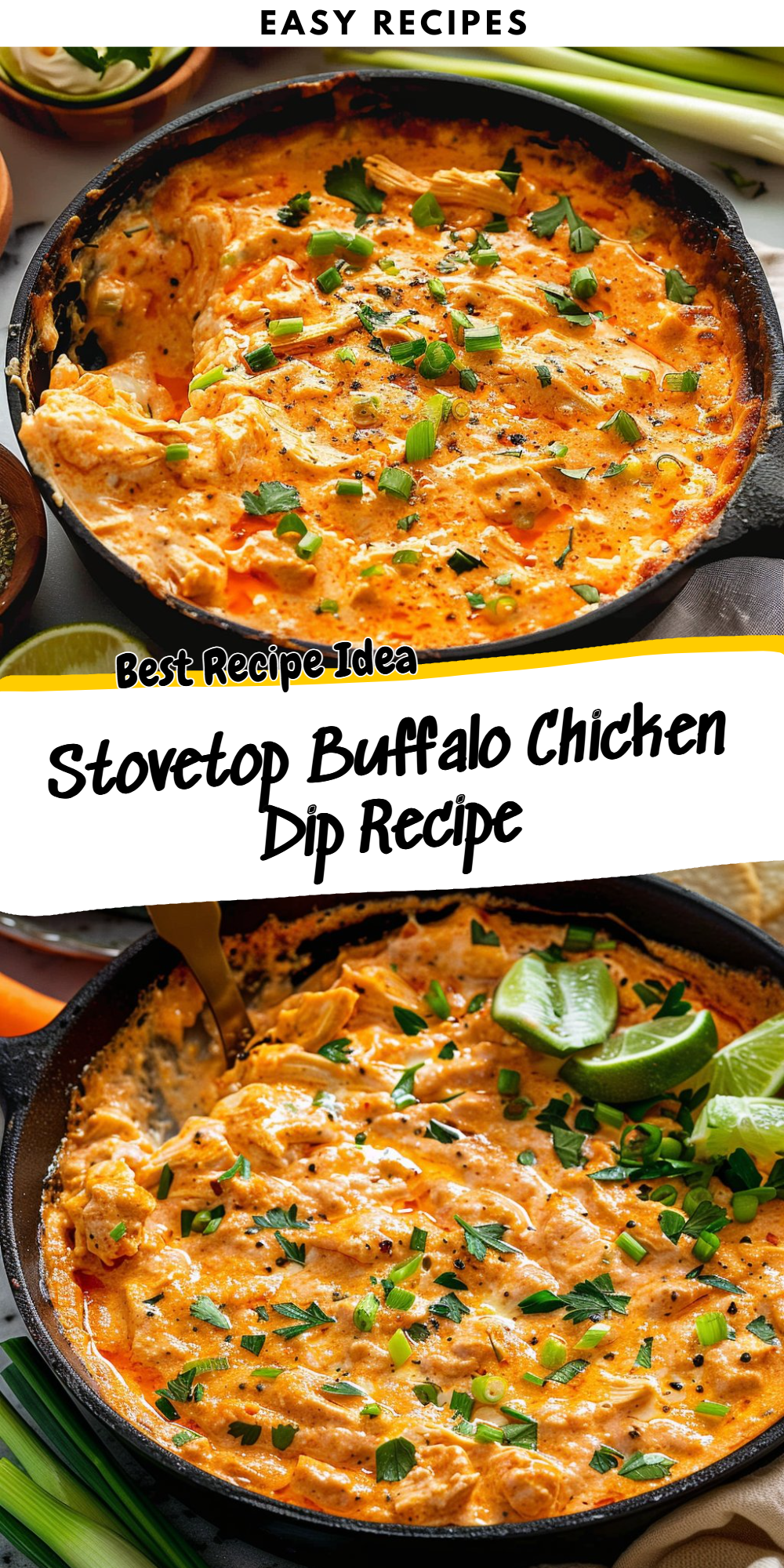 Stovetop Buffalo Chicken Dip Recipe