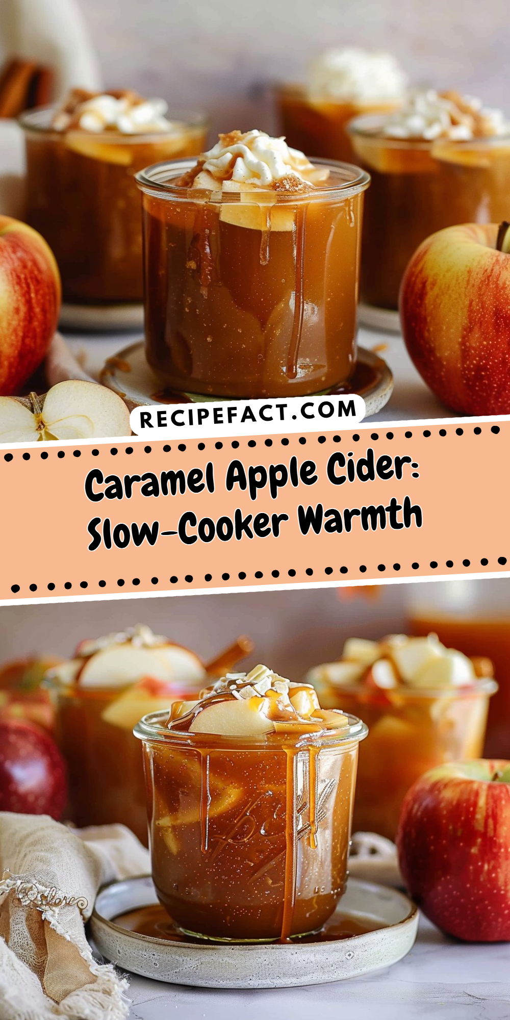 Caramel Apple Cider: Slow-Cooker Warmth