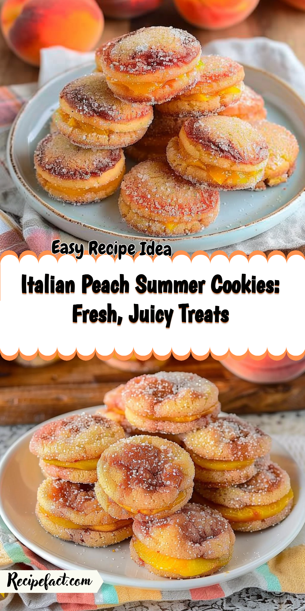Italian Peach Summer Cookies: Fresh, Juicy Treats