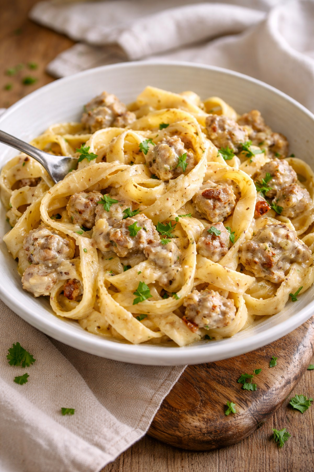 Creamy Italian Sausage Pasta