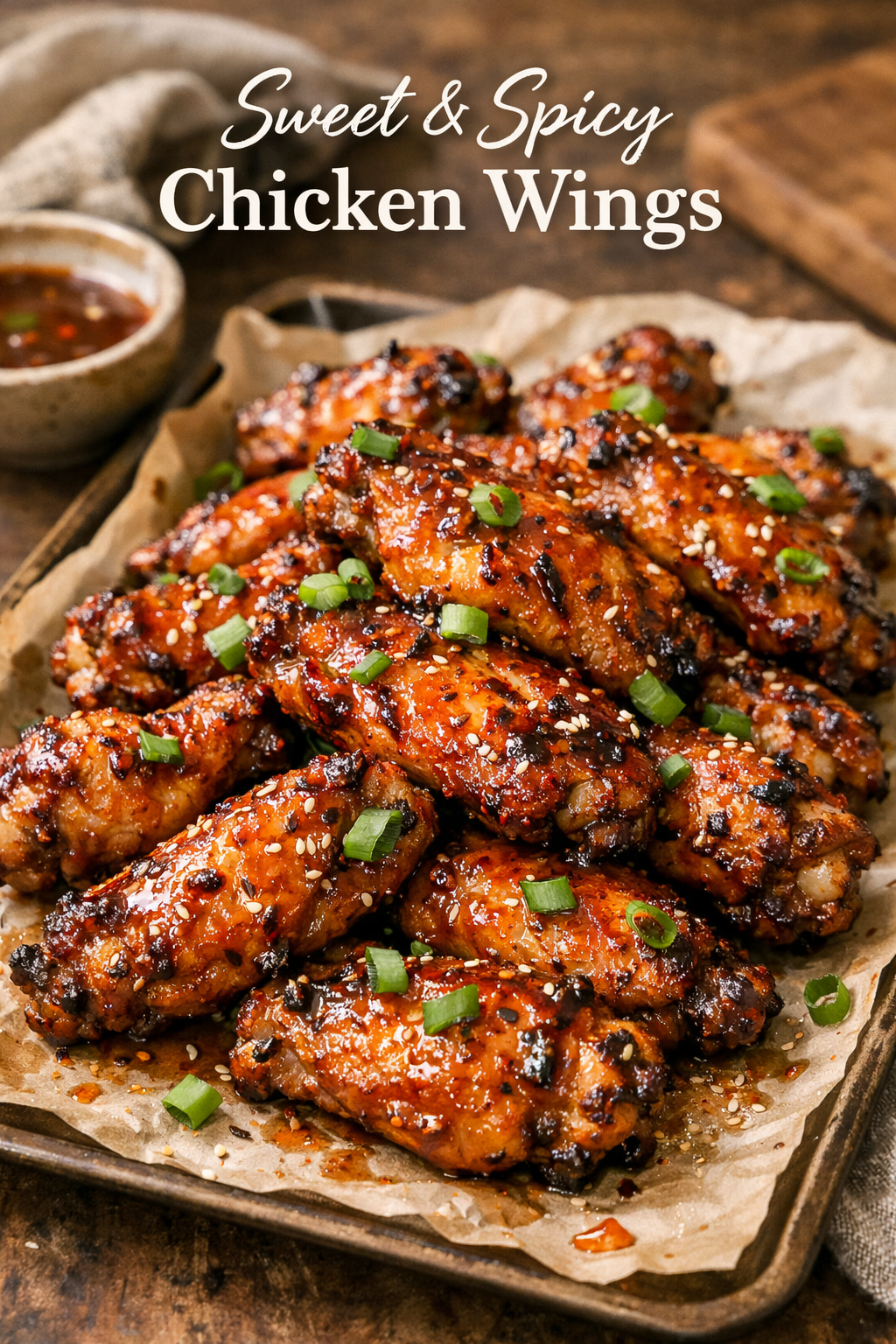 Sweet and Spicy Chicken Wings