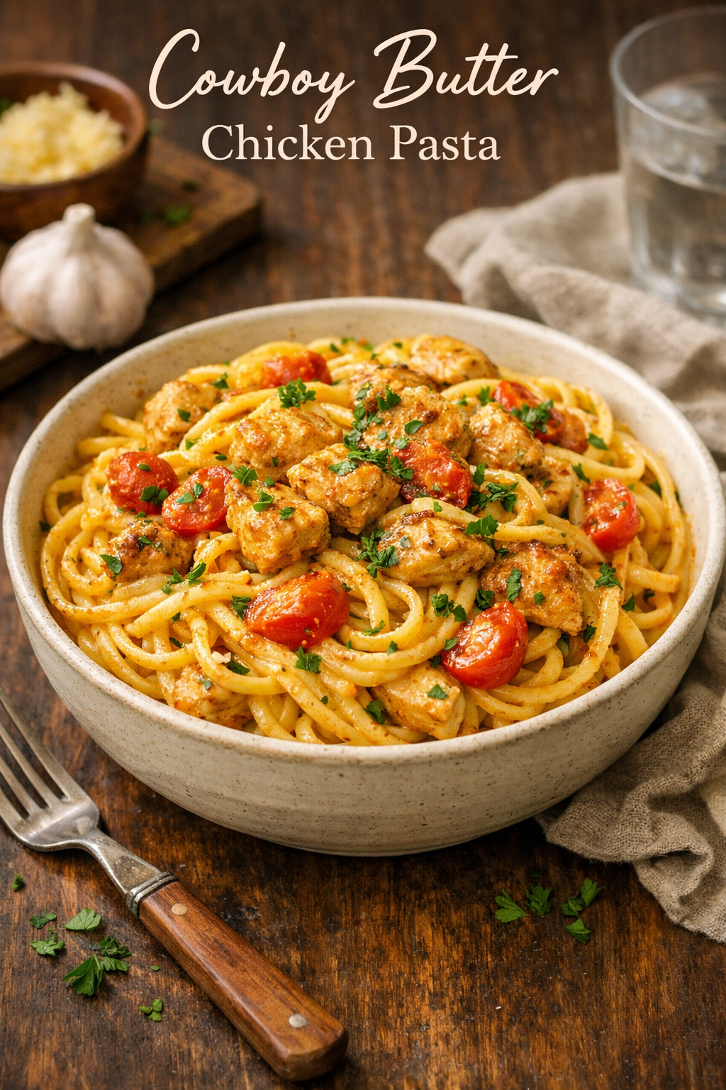 Cowboy Butter Chicken Pasta