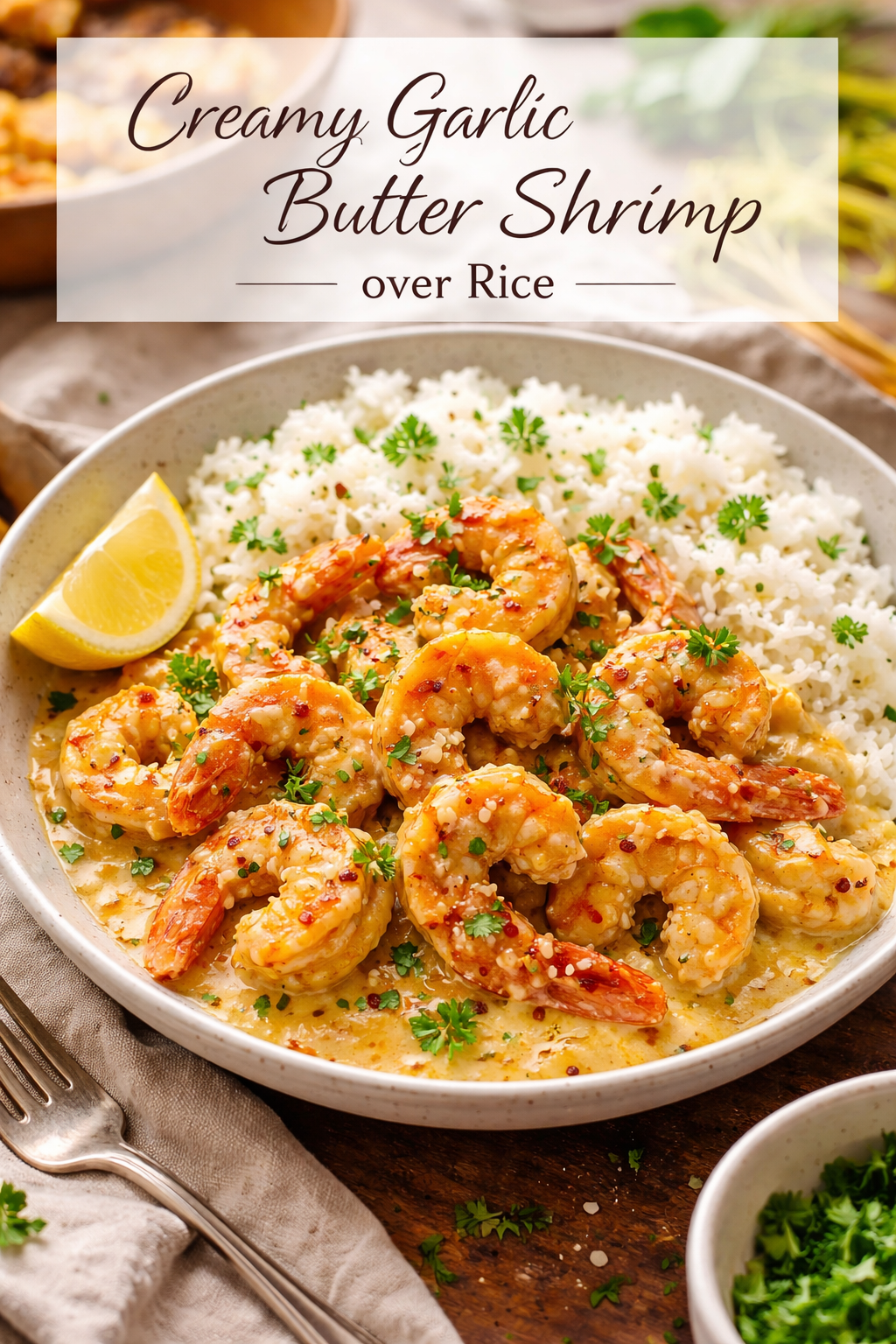 Easy Shrimp and Rice Recipes: How to Make Creamy Garlic Butter Shrimp Fast