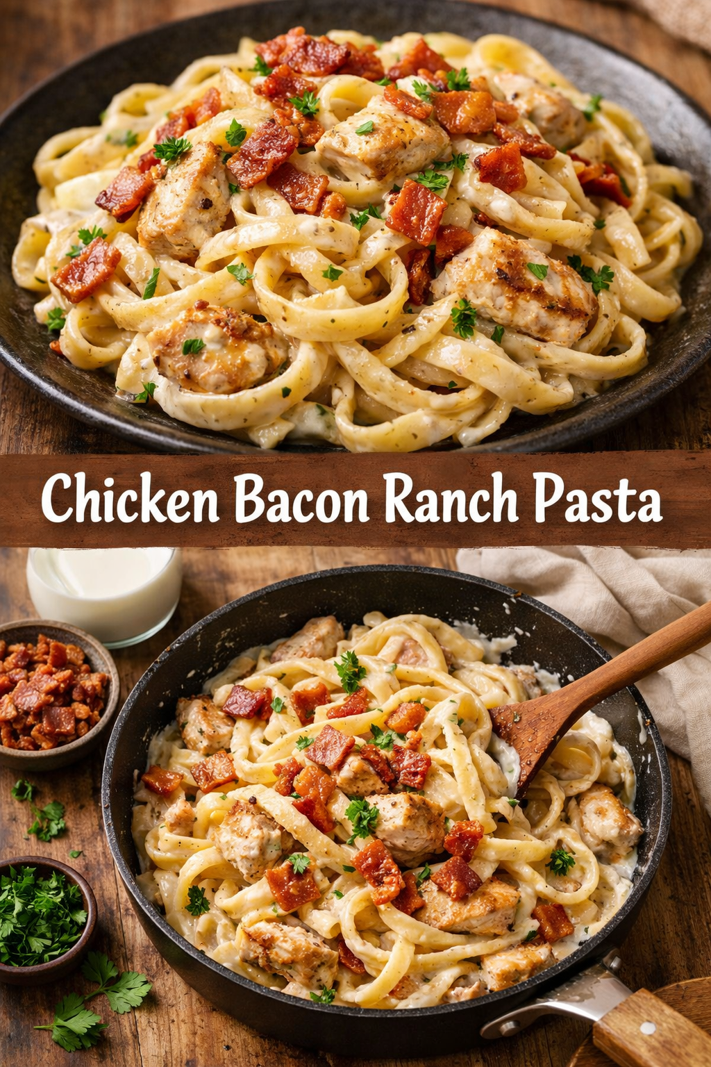 Chicken Bacon Ranch Pasta