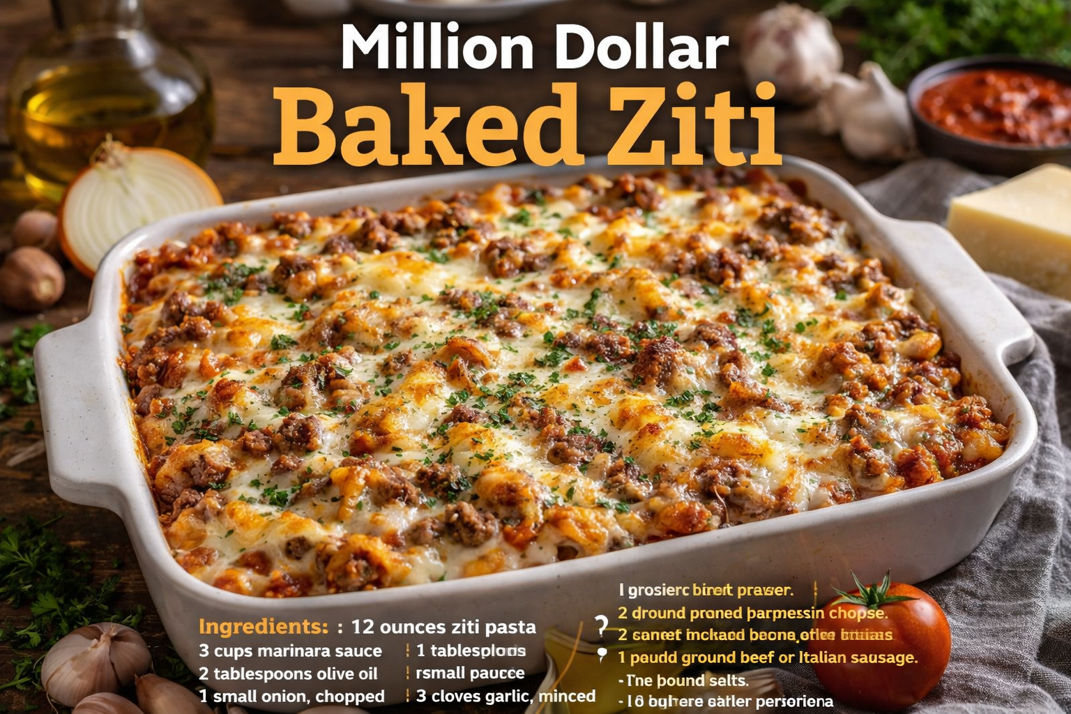 Million Dollar Baked Ziti