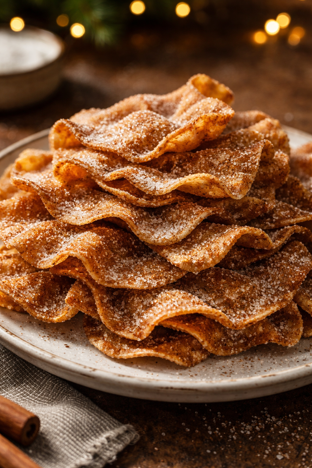 Christmas Eve Cinnamon Crisps