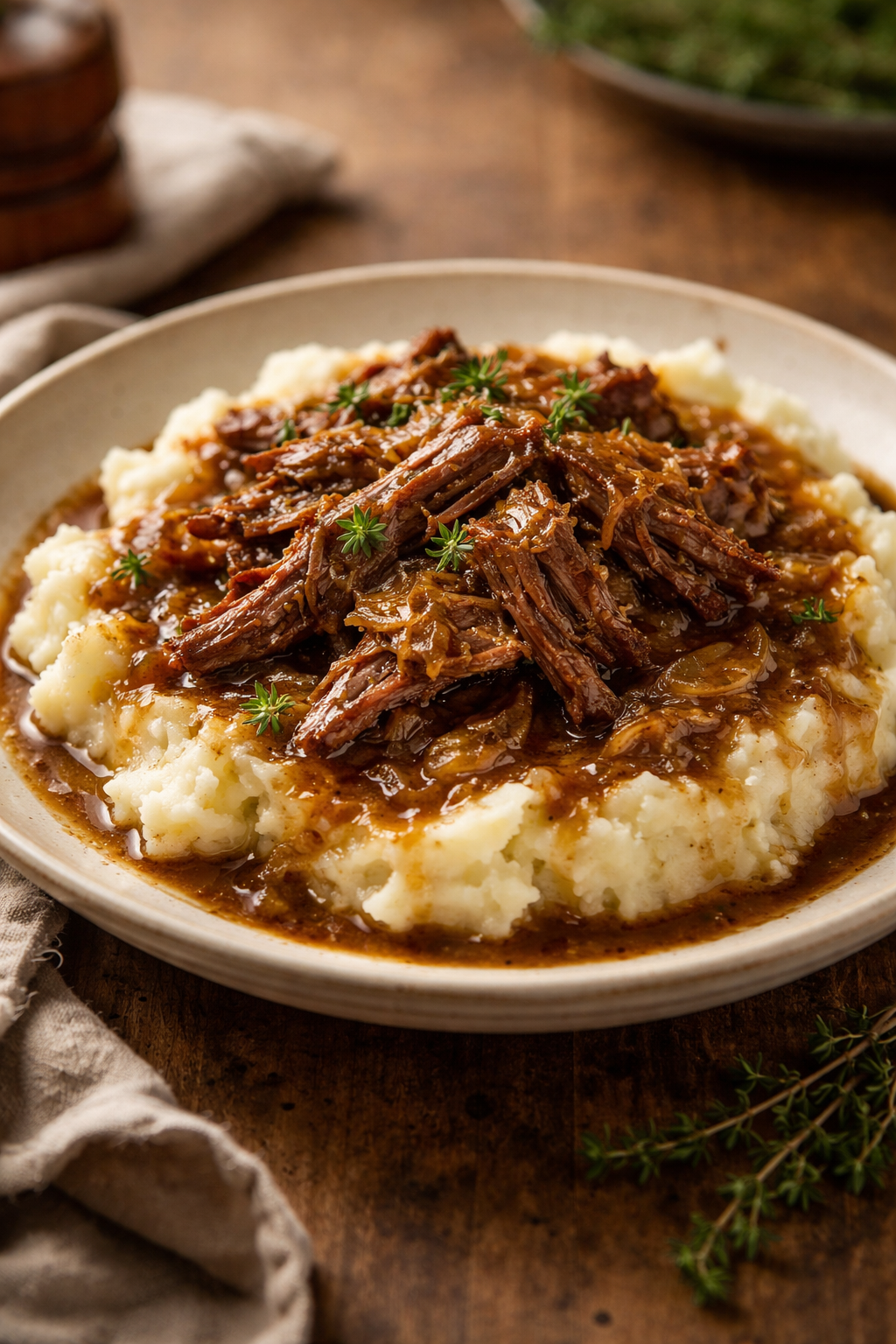 Comforting French Onion Pot Roast - theamazingfood