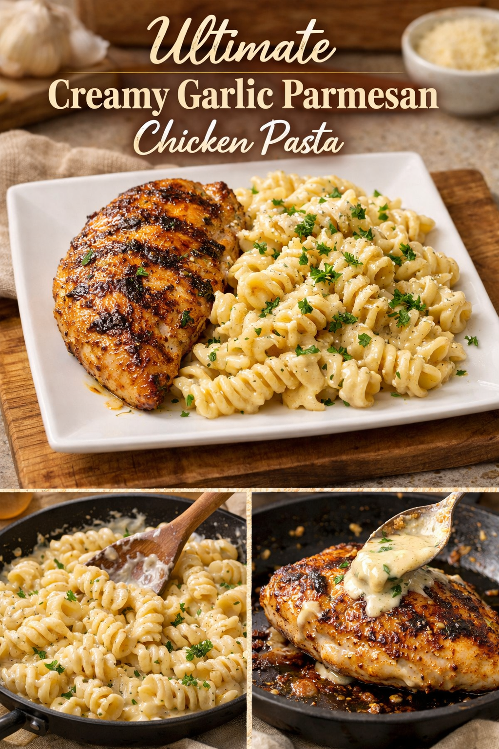 The Ultimate Creamy Garlic Parmesan Chicken Pasta You'll Crave Every Week