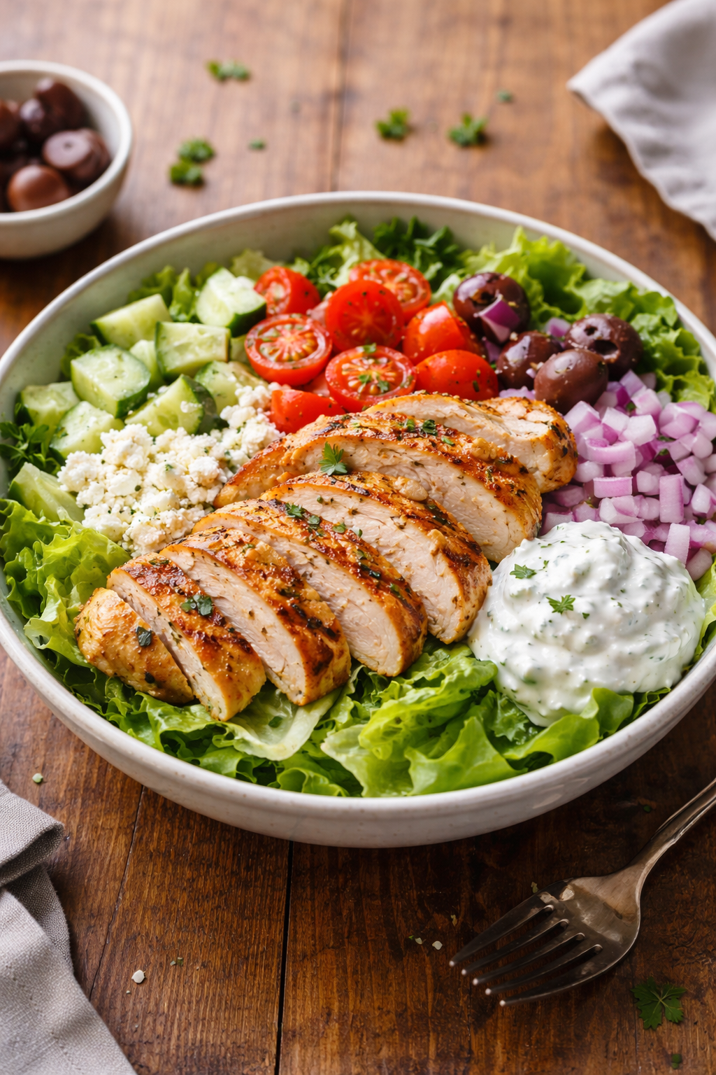 Greek Chicken Bowls