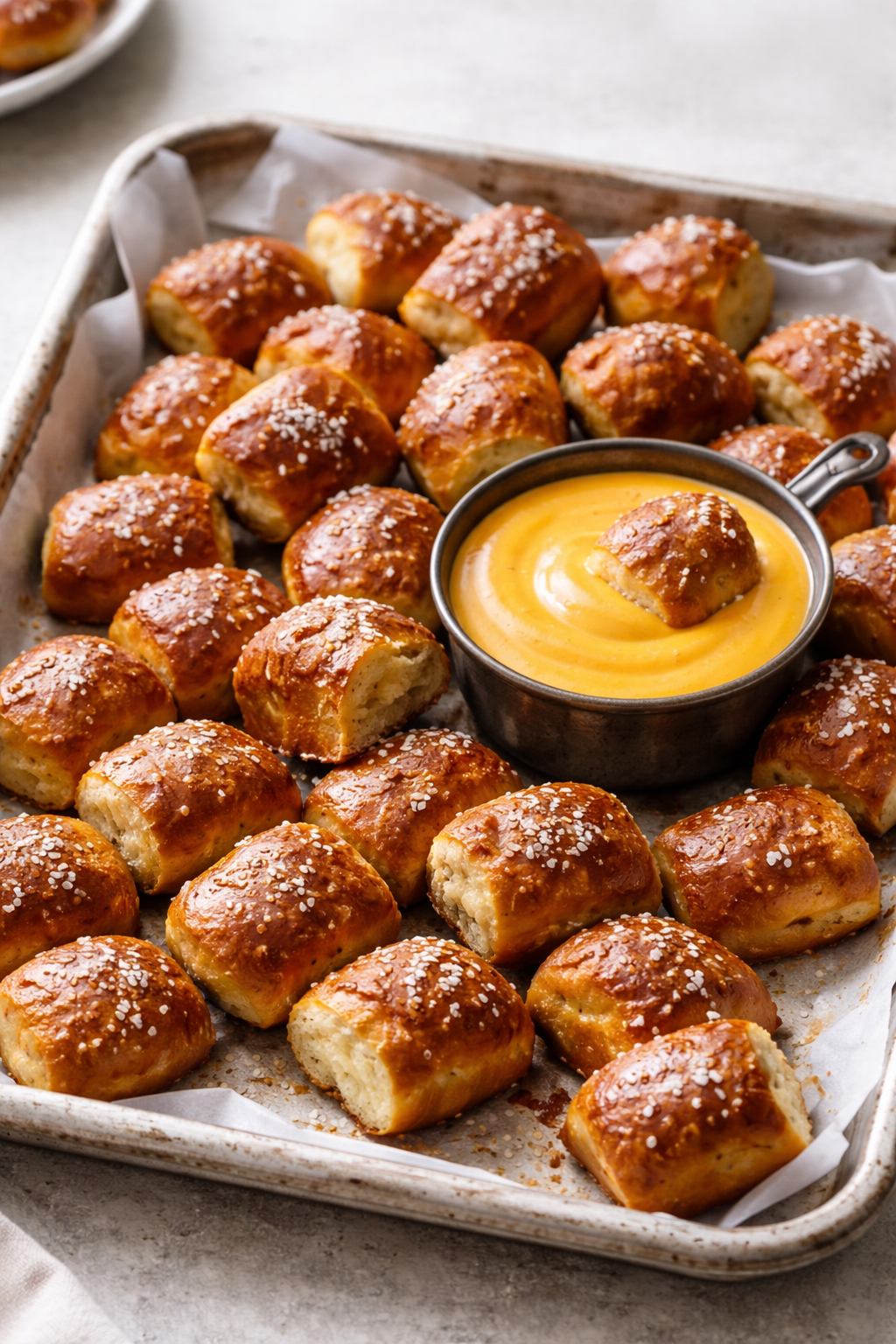 Homemade Soft Pretzel Bites
