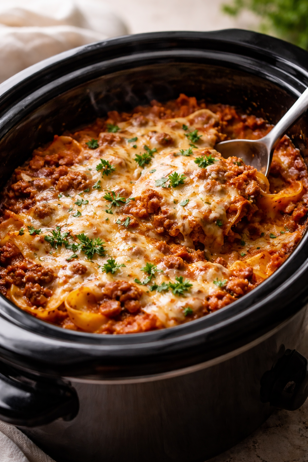 Easiest Ever Crockpot Lasagna – Cozy Layers of Comfort