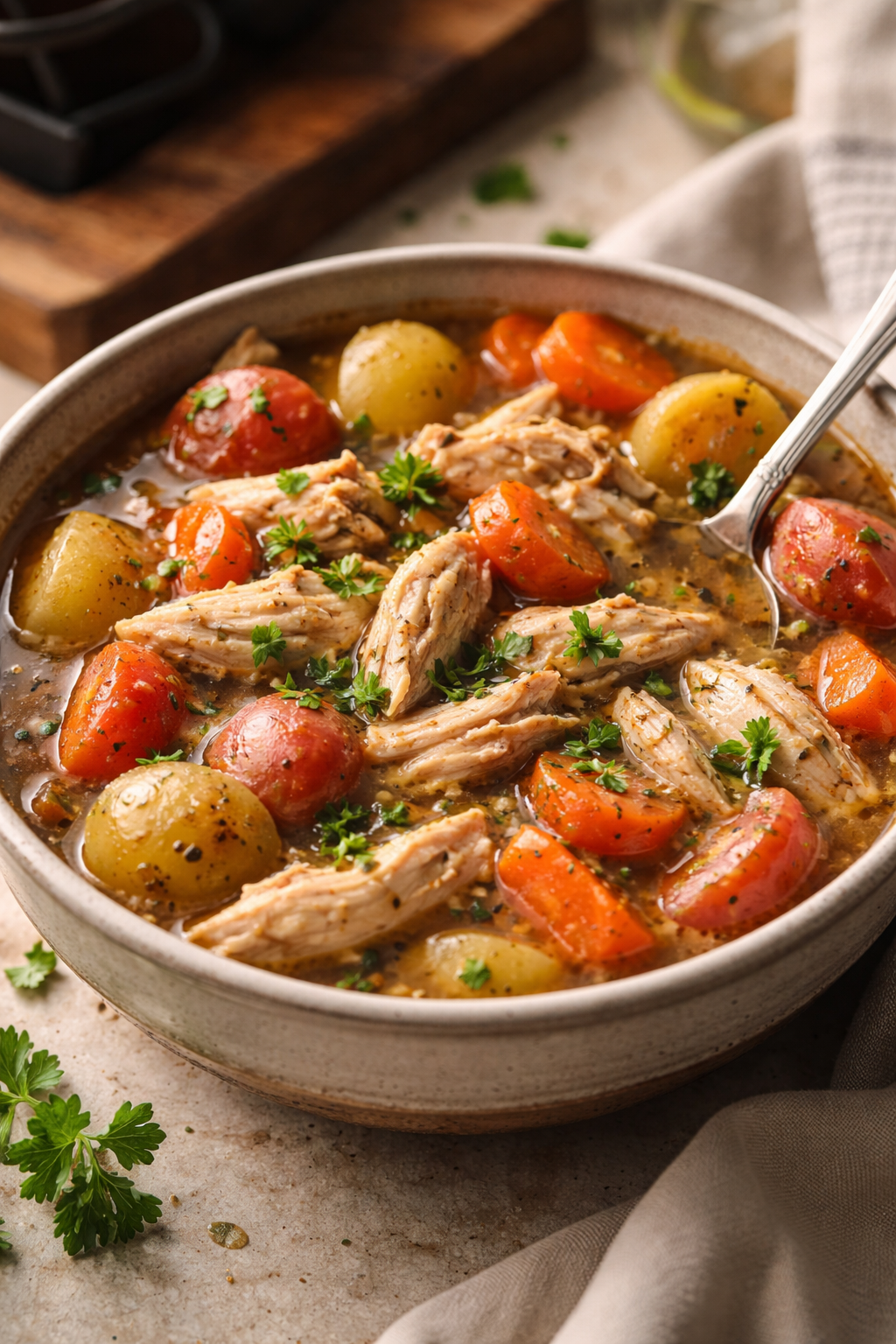 Garlic Butter Chicken Crockpot Recipe: 6-Hour Magic for Tender Bliss