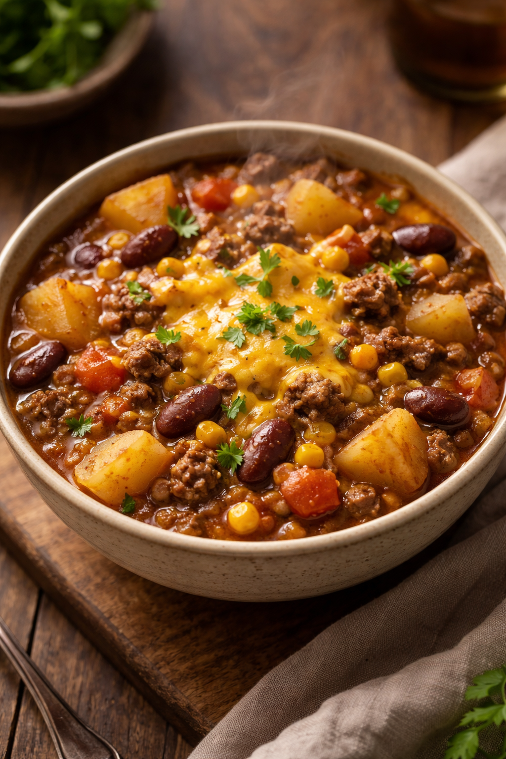 Slow Cooker Cowboy Casserole