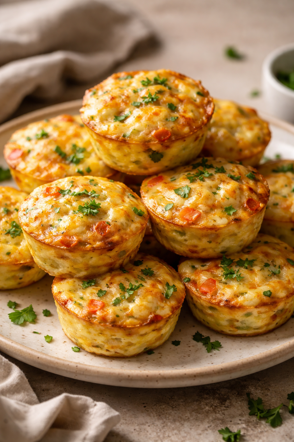 Cheesy Muffin Tin Cottage Cheese Egg Bites