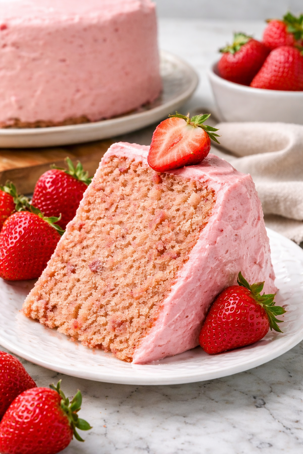 Fresh Strawberry Cake Recipe