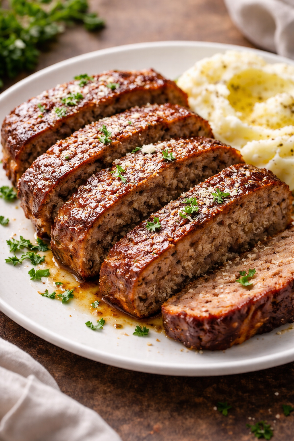 Mouthwatering Garlic Parmesan Meatloaf Recipe – Easy Comfort Food Dinner Idea
