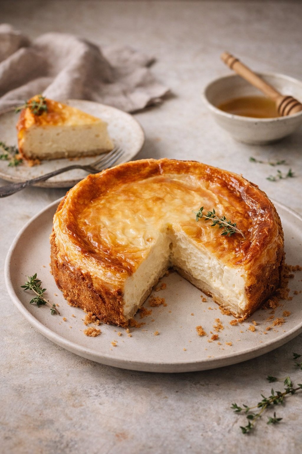 Traditionelles Käsekuchen Rezept (deutscher Käsekuchen)