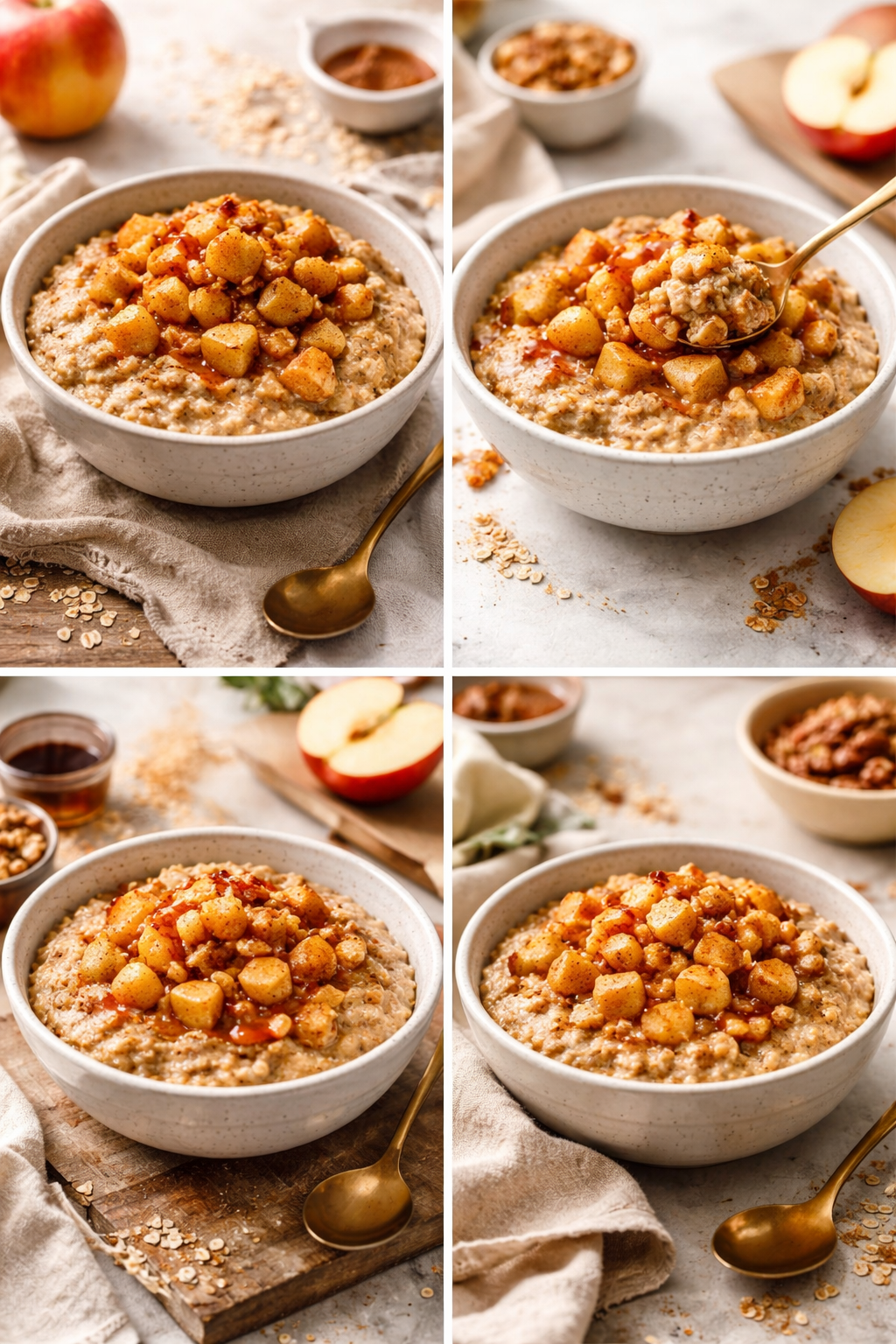 Apple Cinnamon Oatmeal Bowl