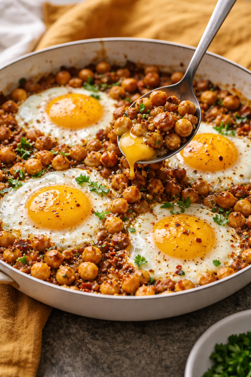 Chickpea Fried Eggs