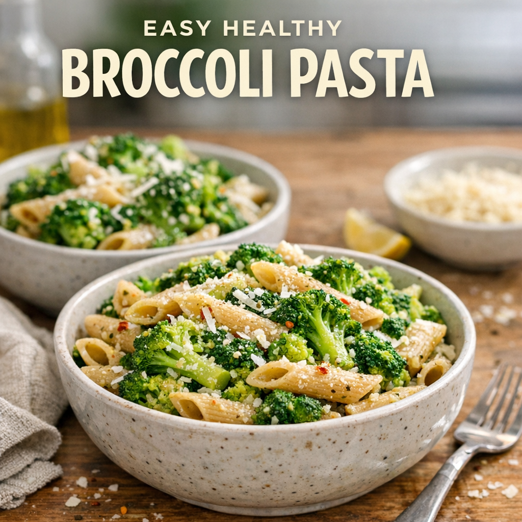 Easy Healthy Broccoli Pasta