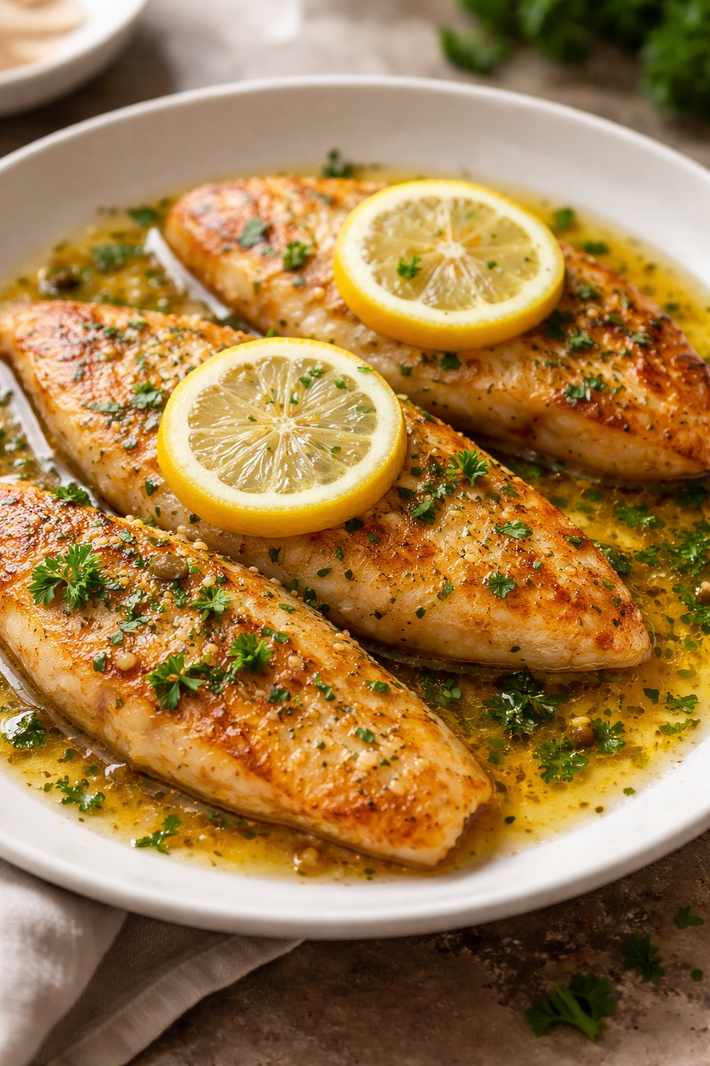 Lemon Butter Fish Fillet