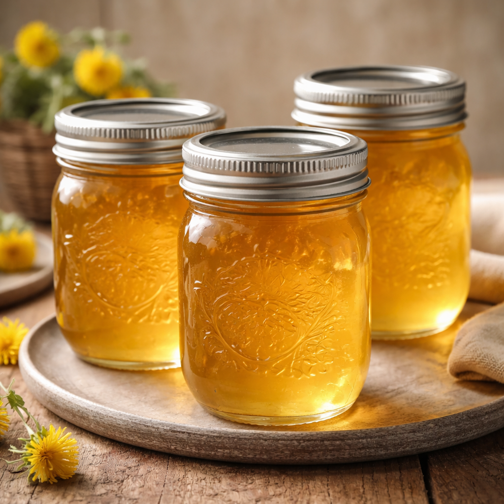 Easy Dandelion Flower Jelly
