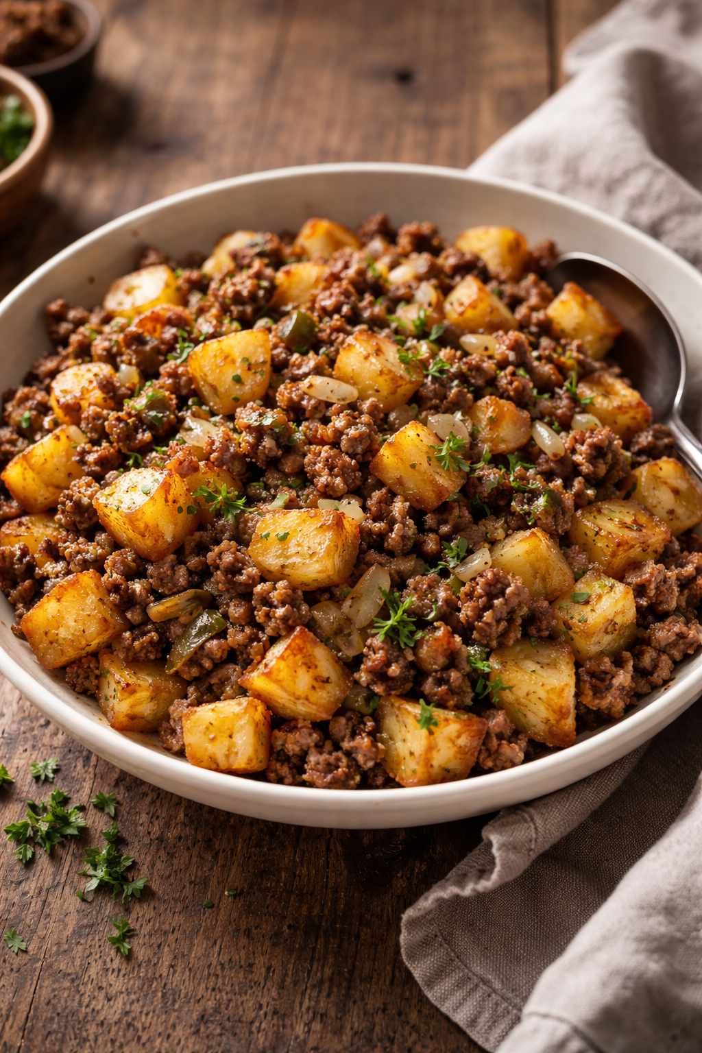 Homemade Hamburger Hash