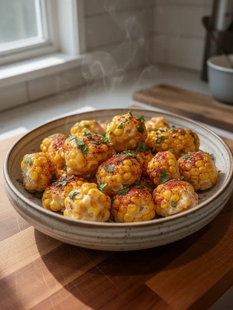 Spicy Mexican Corn Bites