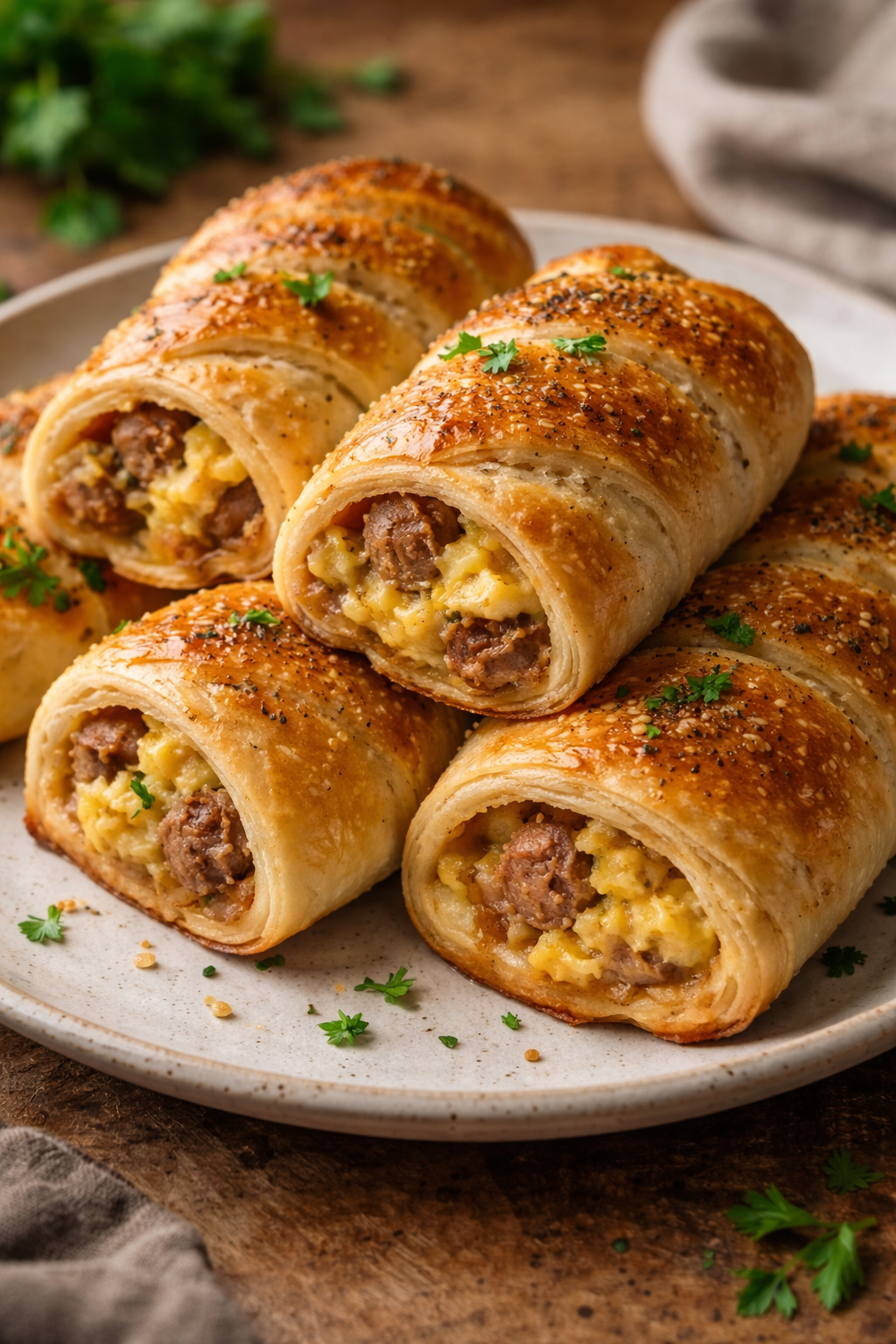 Sausage Egg Breakfast Roll