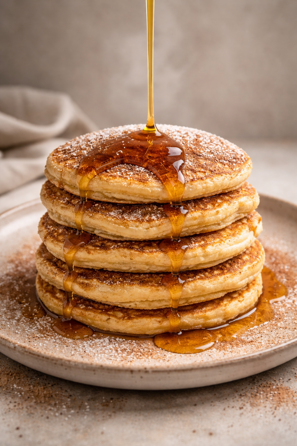 Spanish Churro-Inspired Pancakes: A Breakfast Delight!