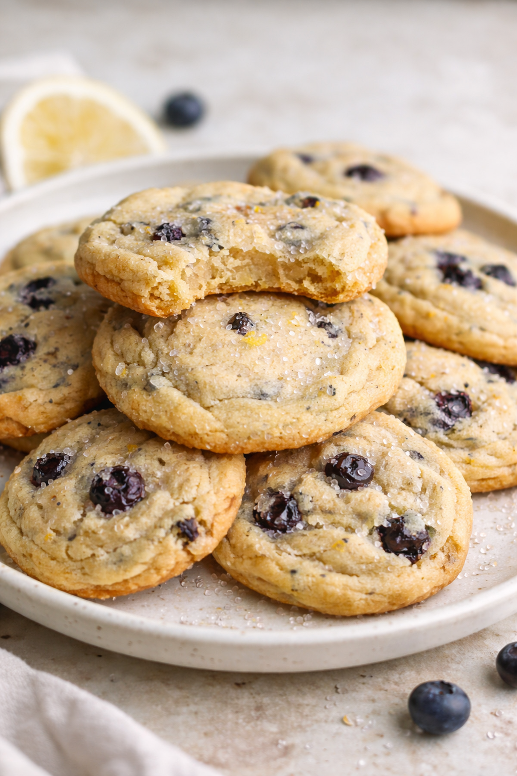 Lemon Blueberry Cookies