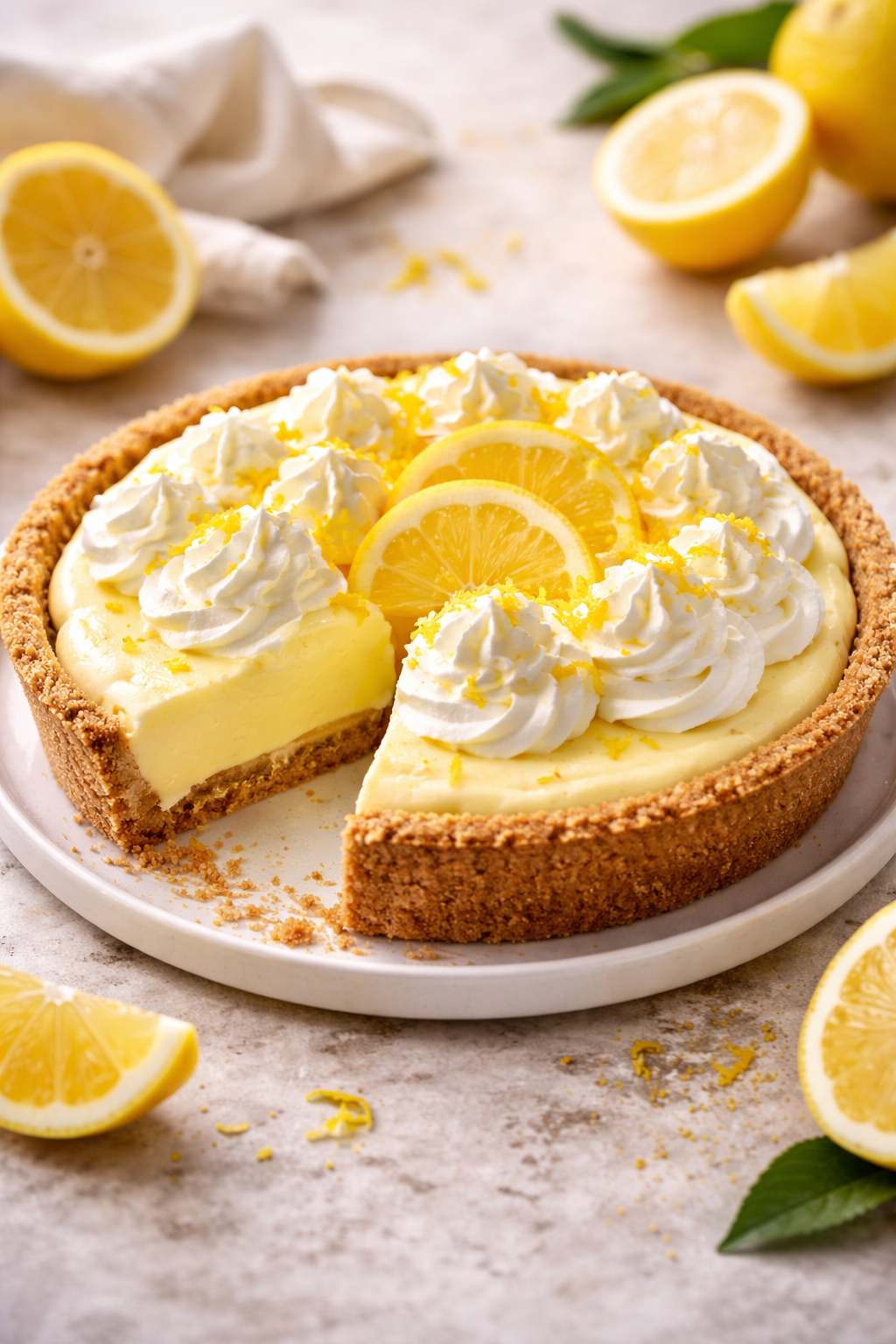 Cream Cheese Lemonade Pie
