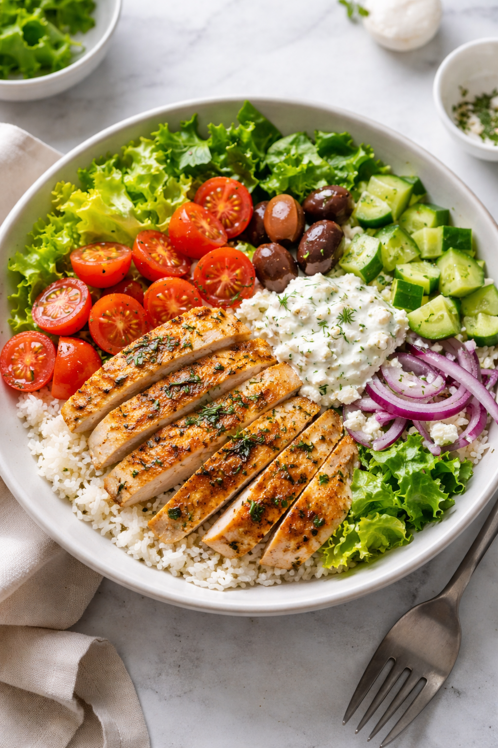 Greek Chicken Bowls: Amazing Meal Prep Delight