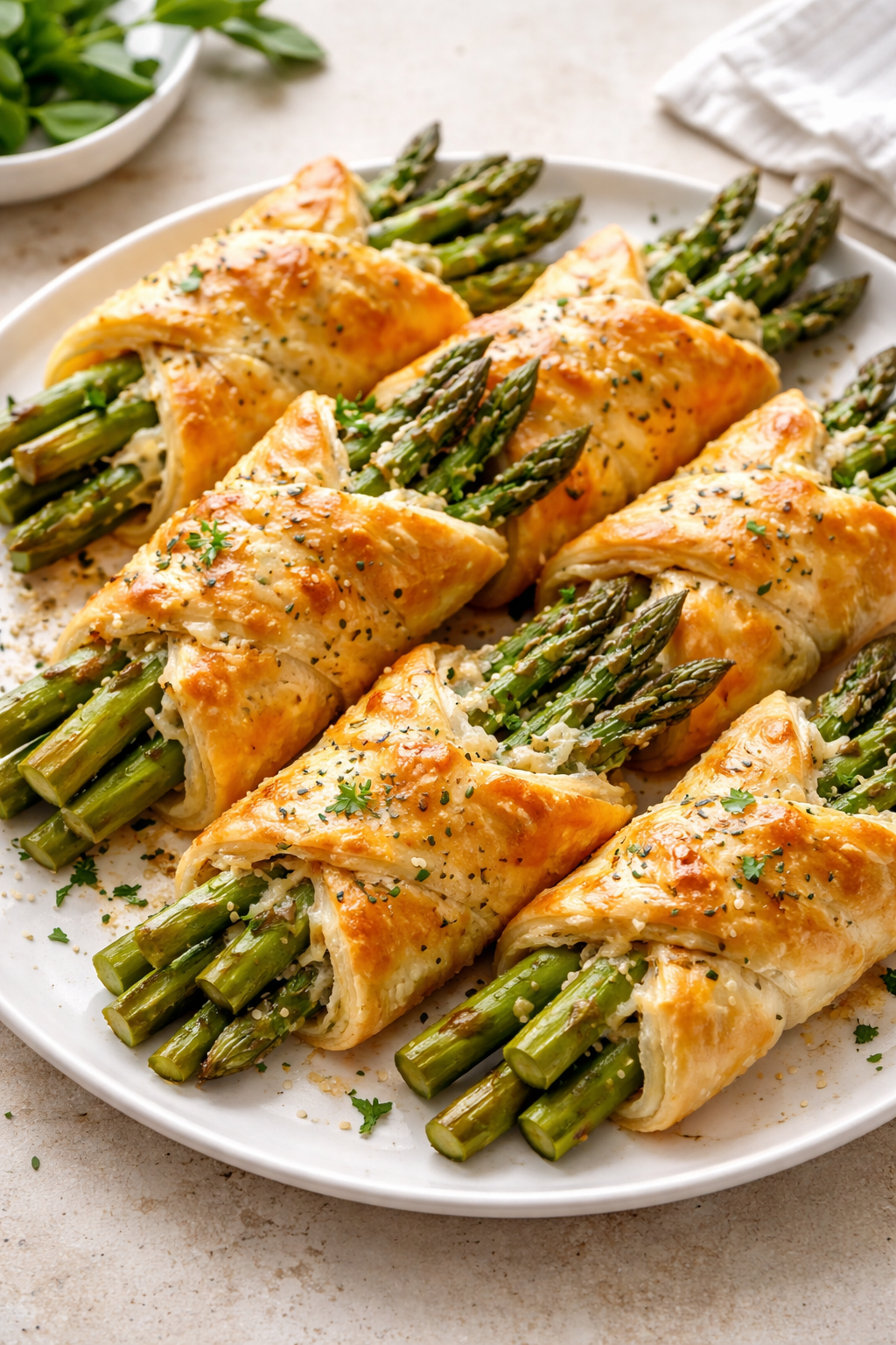 Asparagus Puff Pastry Bundles