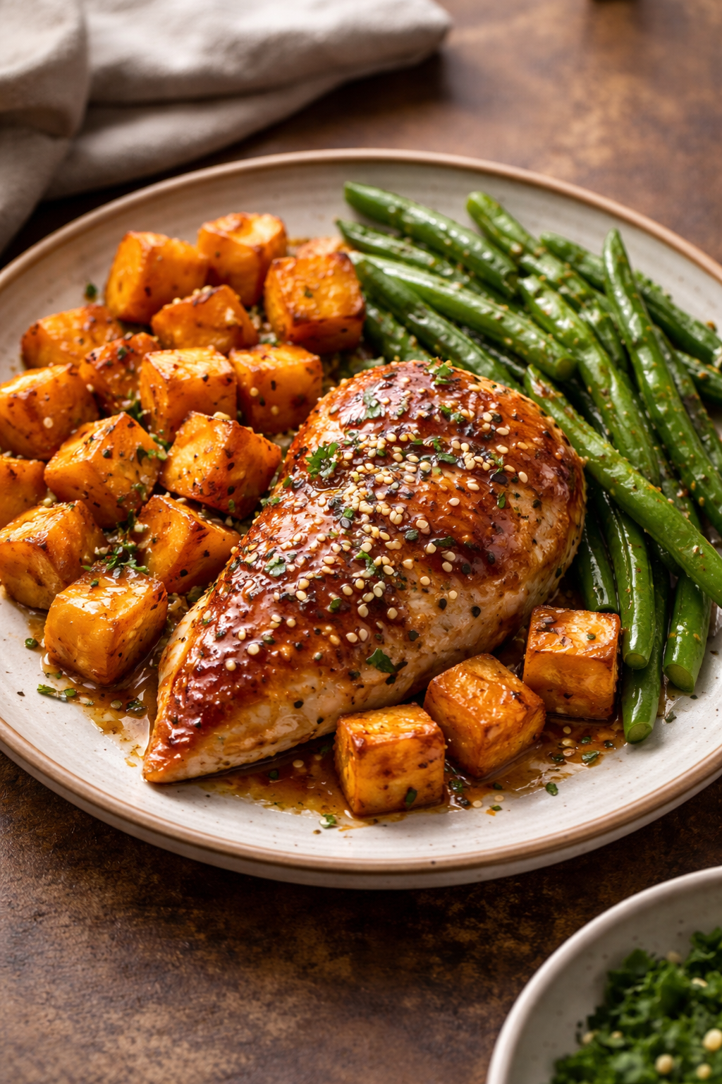 Discover the Best Honey Garlic Chicken and Sweet Potato Recipe for a Quick and Delicious Dinner