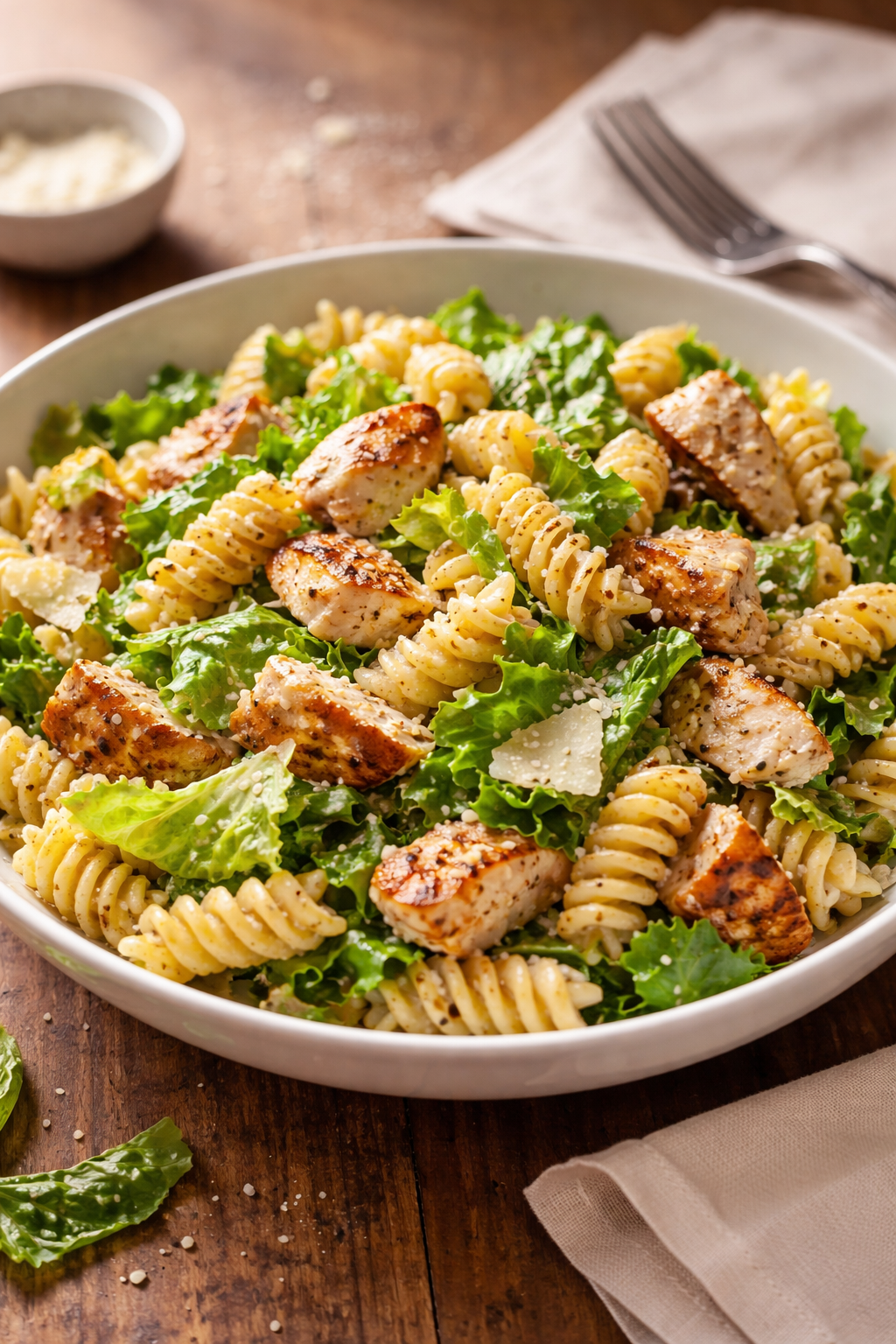 Chicken Caesar Pasta Salad: Quick, Fresh, and Flavor-Packed!