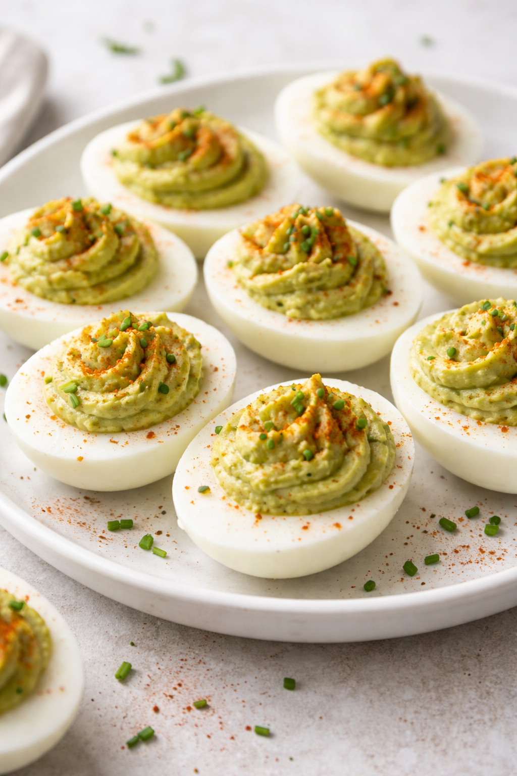 Avocado Deviled Eggs