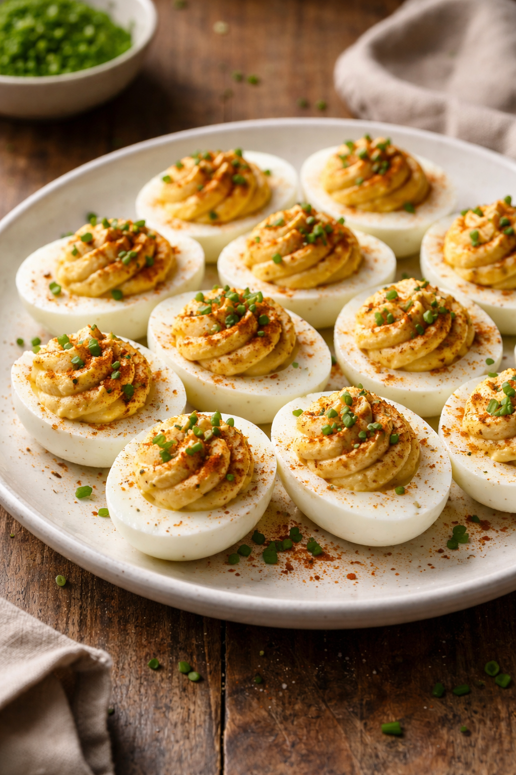 Crispy Cajun Deviled Eggs