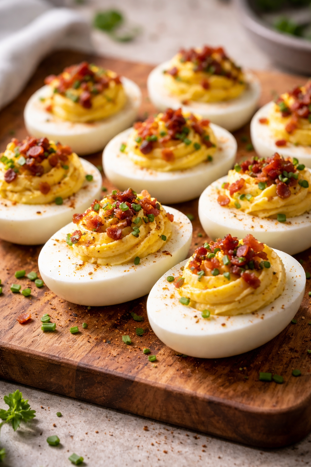 Bacon Deviled Eggs