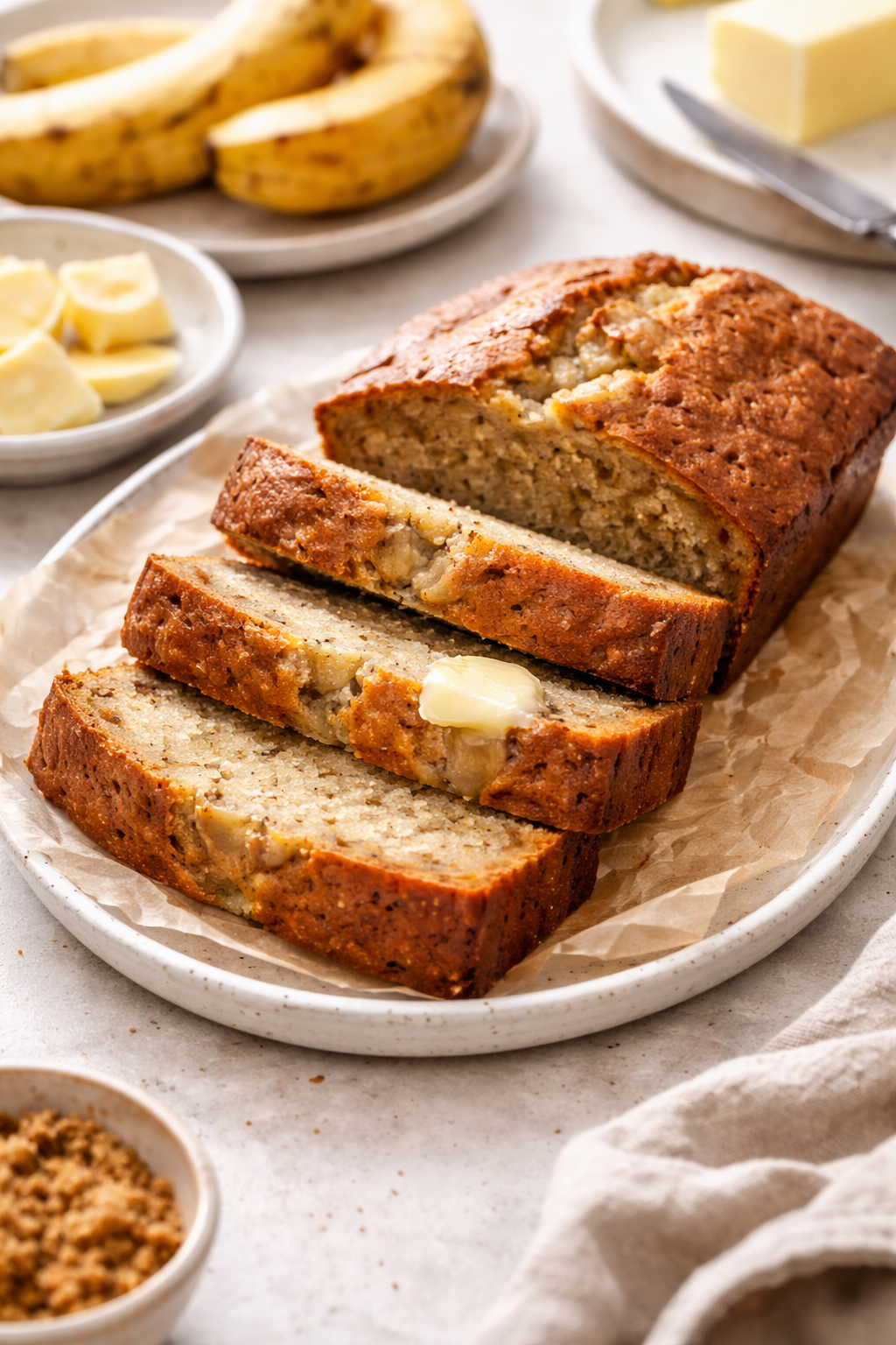4-Ingredient Banana Bread