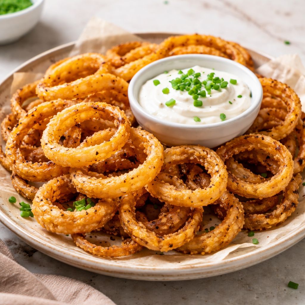 Crispy Onion Ring Chips